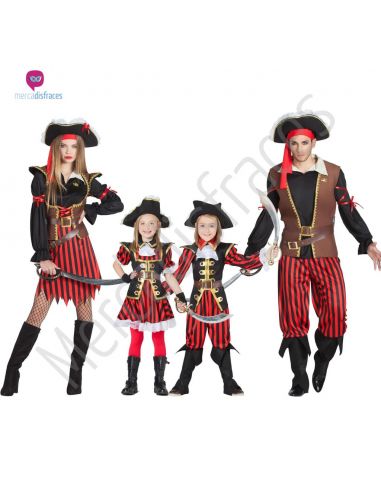 Disfraces para grupos de Piratas elegantes Tienda de disfraces online - Mercadisfraces