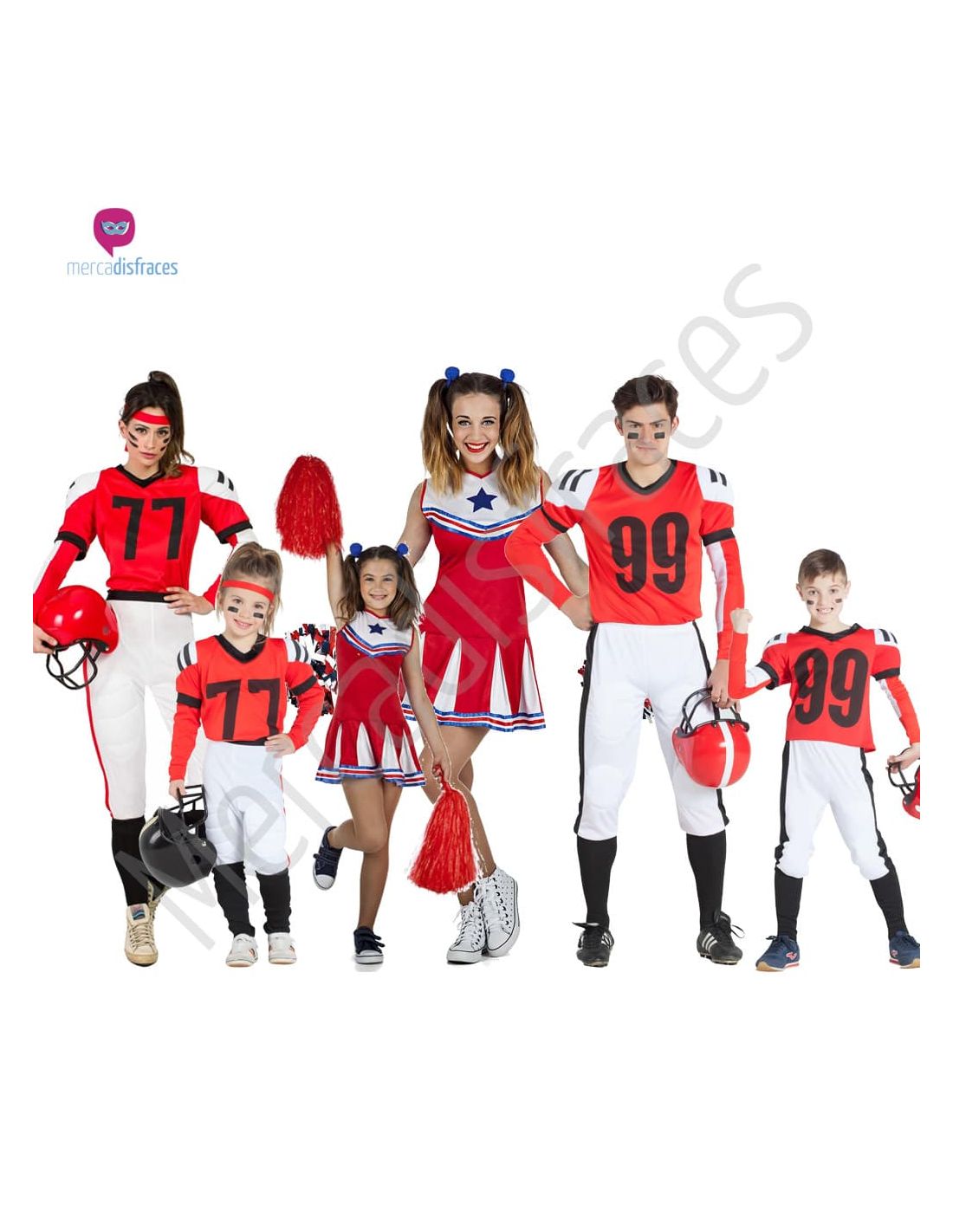 Disfraz de cheerleader adulta. Disfraz de animadora roja