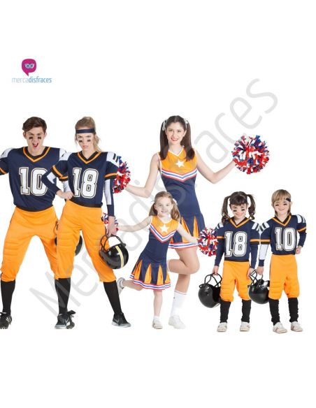 Disfraces para grupos de Jugadores Rugbi y Animadoras Tienda de disfraces online - Mercadisfraces