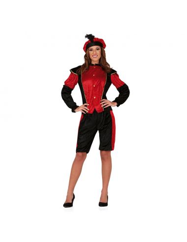 Disfraz de Paje Rojo para Mujer Tienda de disfraces online - Mercadisfraces