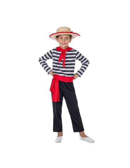 Disfraz de Gondolero Veneciano para Niño Tienda de disfraces online - Mercadisfraces