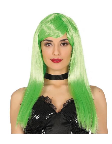 Peluca Verde larga Tienda de disfraces online - Mercadisfraces Peluca Verde larga Tienda de disfraces online - Mercadisfraces