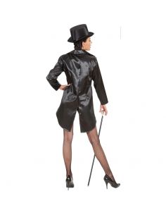 Frac en Raso Negro para mujer Tienda de disfraces online - Mercadisfraces 2