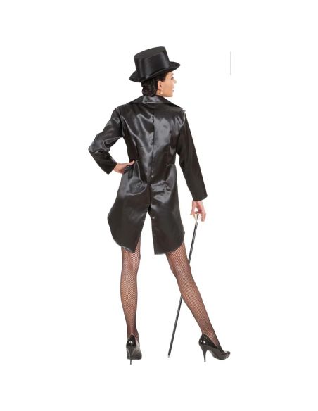 Frac en Raso Negro para mujer Tienda de disfraces online - Mercadisfraces