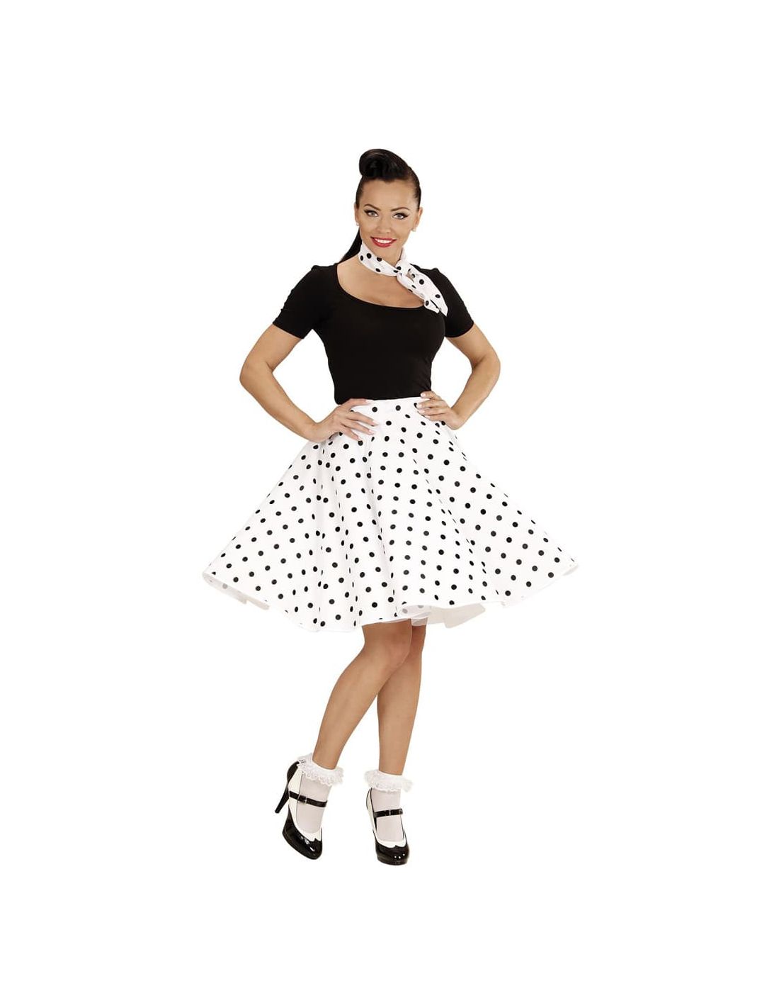 Falda de en Blanco años 50 | Tienda de Online | ...