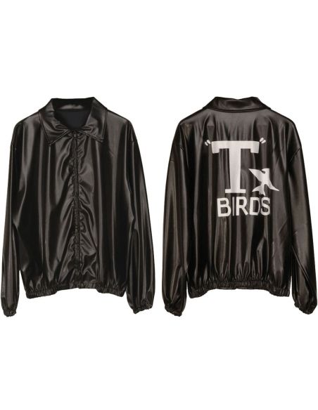 Cazadora Negra T Birds Tienda de disfraces online - Mercadisfraces Cazadora Negra T Birds Tienda de disfraces online - Mercadisfraces