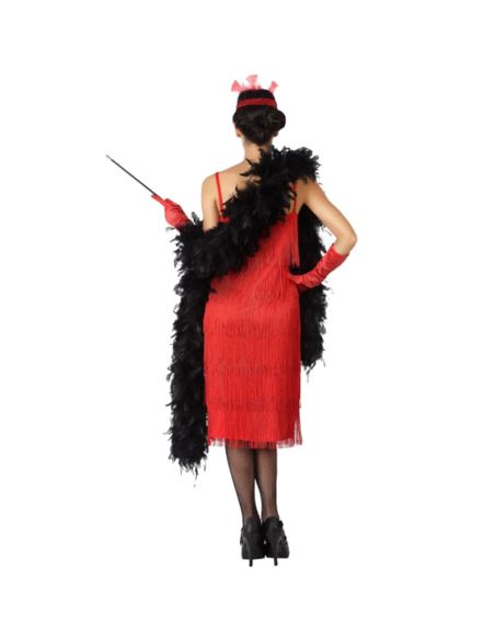 Disfraz de Charleston rojo para adulto Tienda de disfraces online - Mercadisfraces