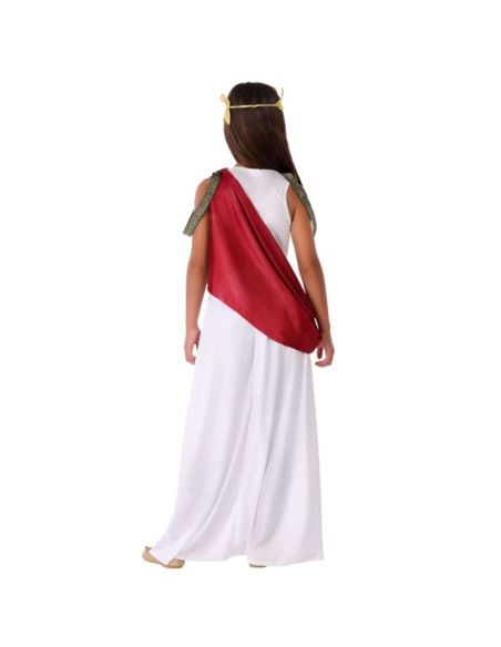 Disfraz Romana Blanca niña Tienda de disfraces online - Mercadisfraces