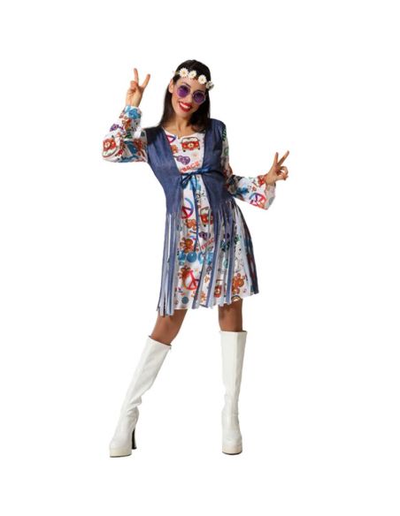 Disfraz Hippie Vaquero para mujer Tienda de disfraces online - Mercadisfraces