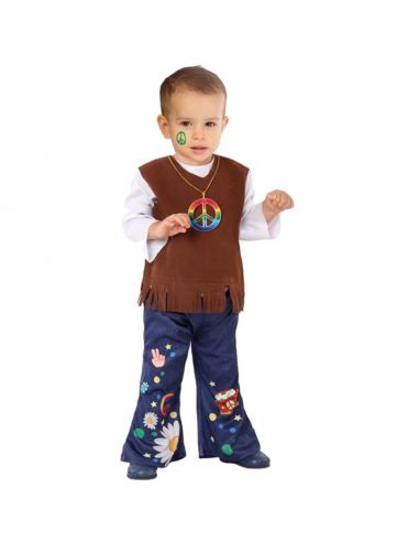 Disfraz Hippie bebe niño Tienda de disfraces online - Mercadisfraces