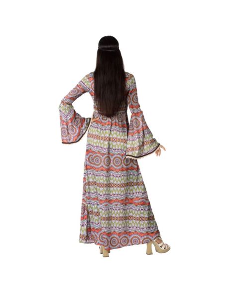 Disfraz Vestido Hippie para Mujer Tienda de disfraces online - Mercadisfraces