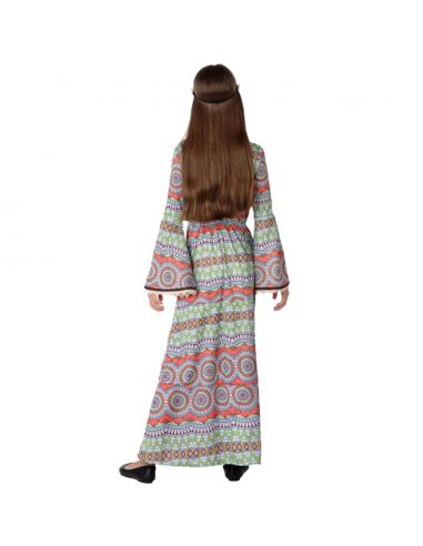 Disfraz Hippie psicodélico para niña Tienda de disfraces online - Mercadisfraces