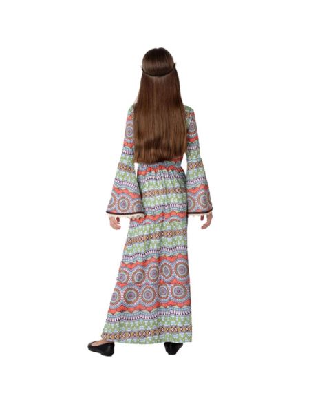 Disfraz Hippie psicodélico para niña Tienda de disfraces online - Mercadisfraces