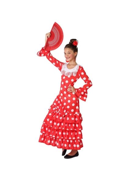 Disfraz Flamenca Rocio niña Tienda de disfraces online - Mercadisfraces