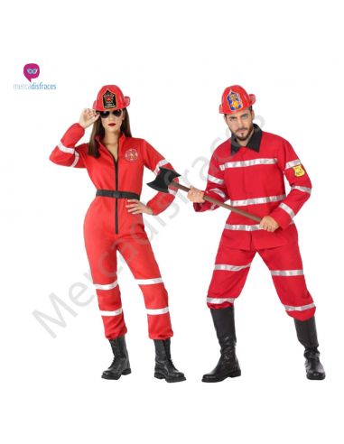 Disfraz Pareja de Bomberos Tienda de disfraces online - Mercadisfraces