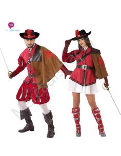 Disfraz Pareja de Mosqueteros Tienda de disfraces online - Mercadisfraces