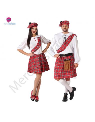 Disfraz Pareja de Escoceses Tienda de disfraces online - Mercadisfraces
