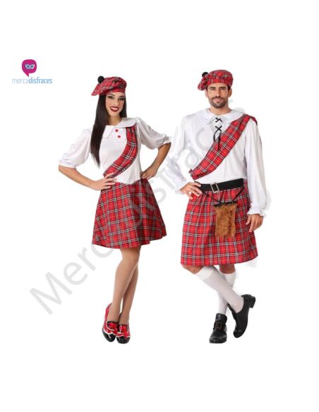 Disfraz Pareja de Escoceses Tienda de disfraces online - Mercadisfraces