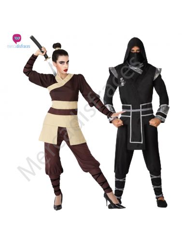 Disfraz Pareja de Ninjas Tienda de disfraces online - Mercadisfraces