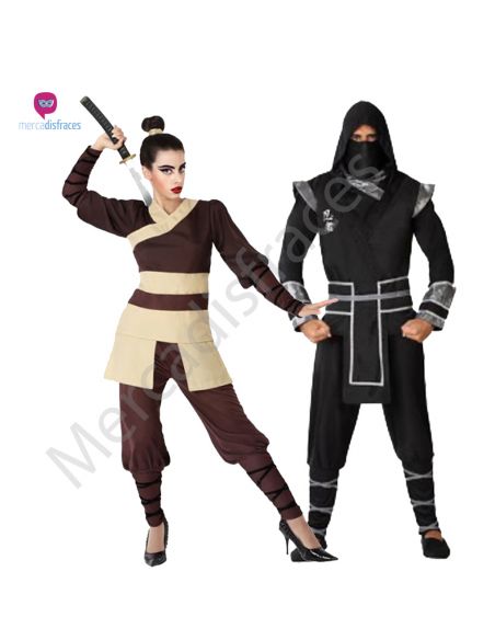 Disfraz Pareja de Ninjas Tienda de disfraces online - Mercadisfraces Disfraz Pareja de Ninjas Tienda de disfraces online - Mercadisfraces