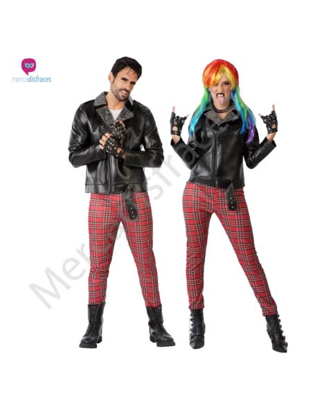 Disfraz Pareja de Rockeros Tienda de disfraces online - Mercadisfraces