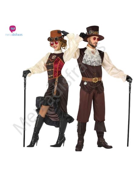 Disfraz Pareja de Steampunk Tienda de disfraces online - Mercadisfraces Disfraz Pareja de Steampunk Tienda de disfraces online - Mercadisfraces