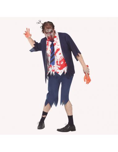 Disfraz Estudiante Zombie Hombre Tienda de disfraces online - Mercadisfraces