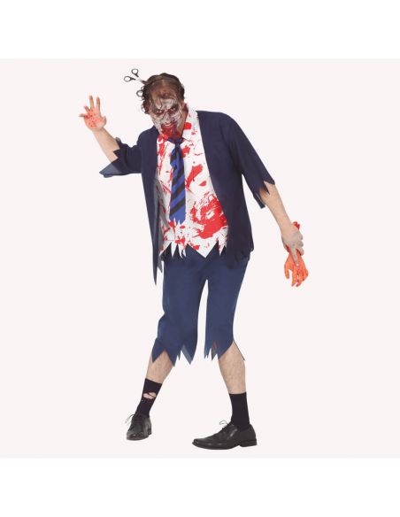Disfraz Estudiante Zombie Hombre Tienda de disfraces online - Mercadisfraces