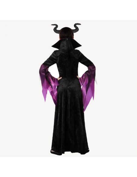 Disfraz de Malvada en negro niña Tienda de disfraces online - Mercadisfraces