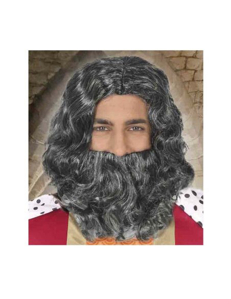 Peluca Rey Mago Gris Tienda de disfraces online - Mercadisfraces Peluca Rey Mago Gris Tienda de disfraces online - Mercadisfraces