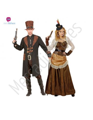 Disfraces Grupo Pareja Steampunk Tienda de disfraces online - Mercadisfraces