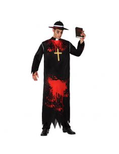 Disfraz Cura Sangriento Hombre Adulto Zombie Tienda de disfraces online - Mercadisfraces