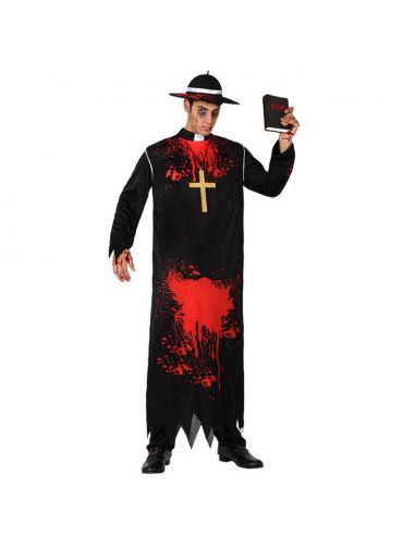 Disfraz Cura Sangriento Hombre Adulto Zombie Tienda de disfraces online - Mercadisfraces