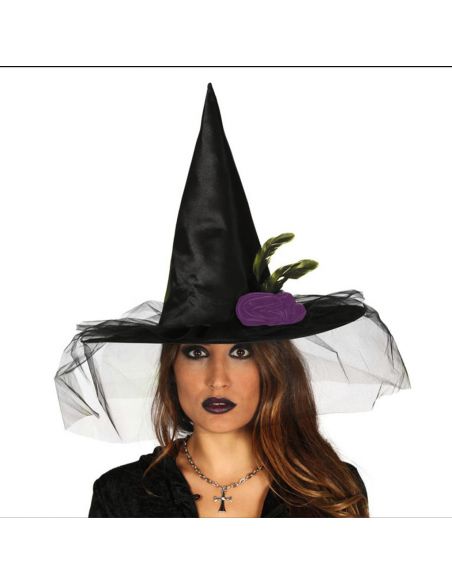 Sombrero Bruja con Velo Tienda de disfraces online - Mercadisfraces Sombrero Bruja con Velo Tienda de disfraces online - Mercadisfraces