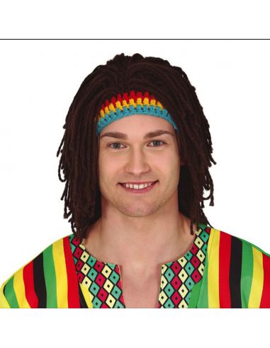 Peluca Rasta de Lana Tienda de disfraces online - Mercadisfraces