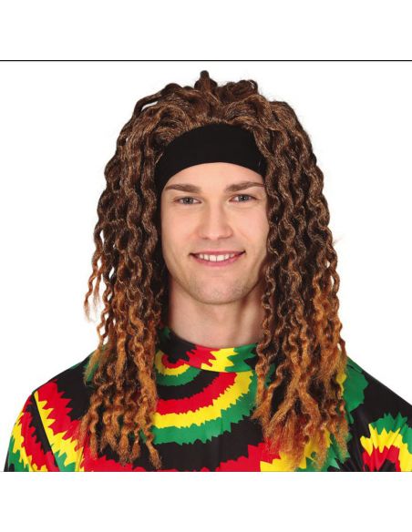 Peluca Rasta con Cinta Tienda de disfraces online - Mercadisfraces Peluca Rasta con Cinta Tienda de disfraces online - Mercadisfraces