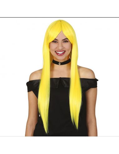 Peluca Melena Amarilla Tienda de disfraces online - Mercadisfraces