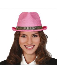 Gorro Gangster Rosa Tienda de disfraces online - Mercadisfraces
