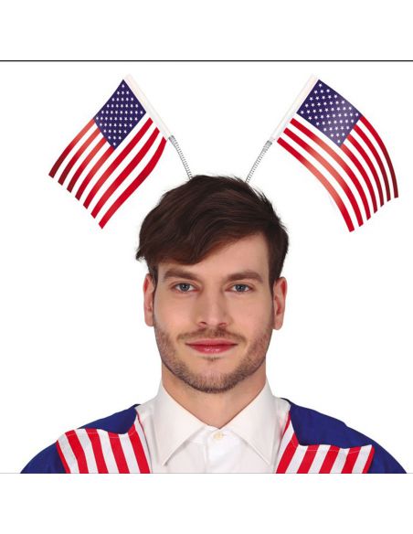 Diadema Banderas América Tienda de disfraces online - Mercadisfraces Diadema Banderas América Tienda de disfraces online - Mercadisfraces