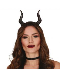 Cuernos de demonio diadema Tienda de disfraces online - Mercadisfraces