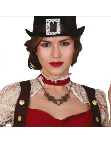 Collar Engranajes Steampunk Tienda de disfraces online - Mercadisfraces