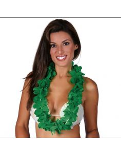 Collar Hawaiano Verde Oscuro Tienda de disfraces online - Mercadisfraces