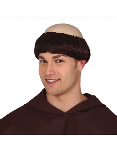 Calva Monje con Pelo Tienda de disfraces online - Mercadisfraces