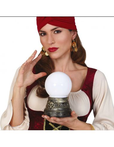 Bola Pitonisa con Luz 18 Cms. Tienda de disfraces online - Mercadisfraces
