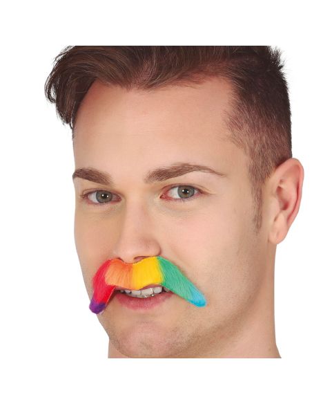 Bigote Arcoiris Tienda de disfraces online - Mercadisfraces