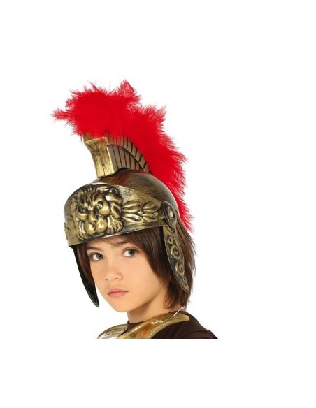Casco Romano Infantil con Pluma Tienda de disfraces online - Mercadisfraces