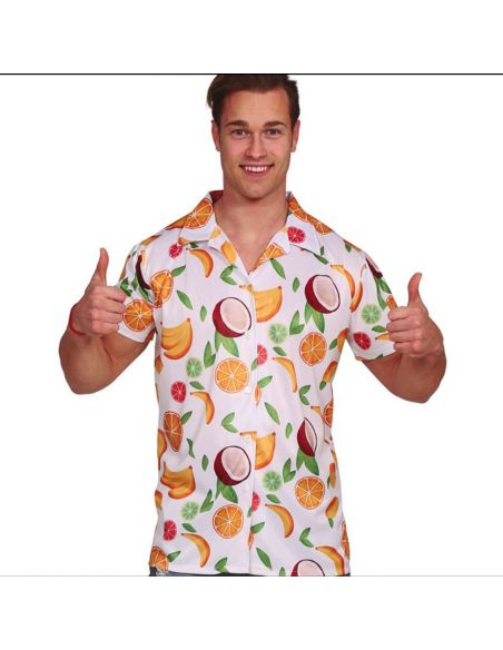 Camisa Hawaiana Frutas Tienda de disfraces online - Mercadisfraces Camisa Hawaiana Frutas Tienda de disfraces online - Mercadisfraces