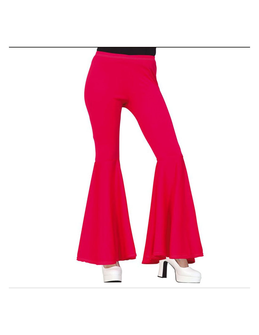 Pantalón Campana Elástico Rosa | Tienda de Disfraces | Merc...