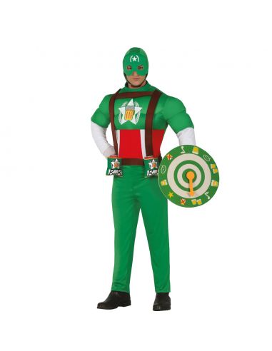 Disfraz de Superhéroe Partyman adulto Tienda de disfraces online - Mercadisfraces