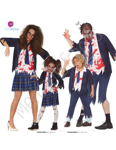 Disfraces para Grupo de Estudiantes Zombies Tienda de disfraces online - Mercadisfraces